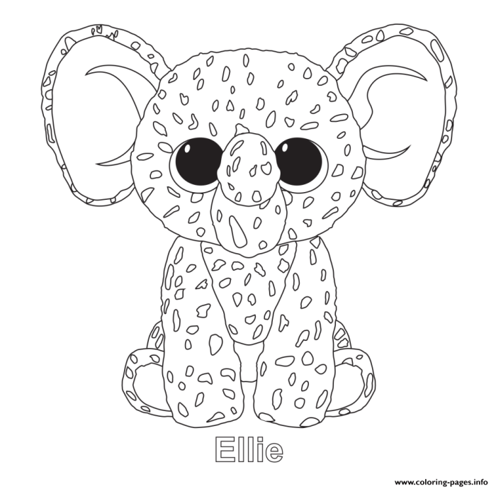 Beanie boo coloring book