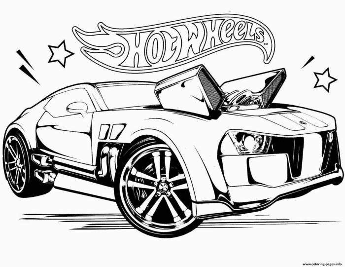 Hot wheels coloring book