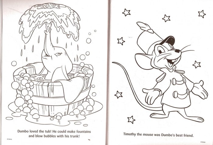 Disney animal friends coloring book