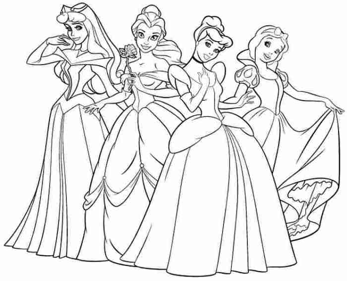 Princess coloring book pdf