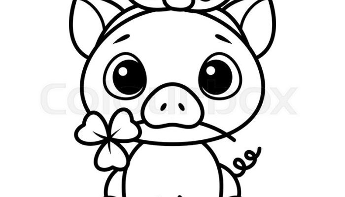 Coloring Pages Farm Animals Pigs