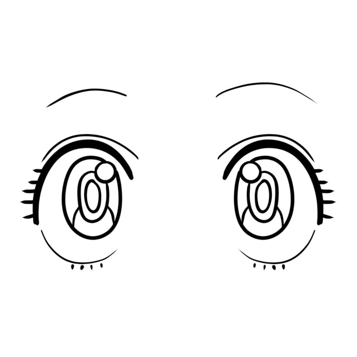 Anime eye coloring pages coloring pages