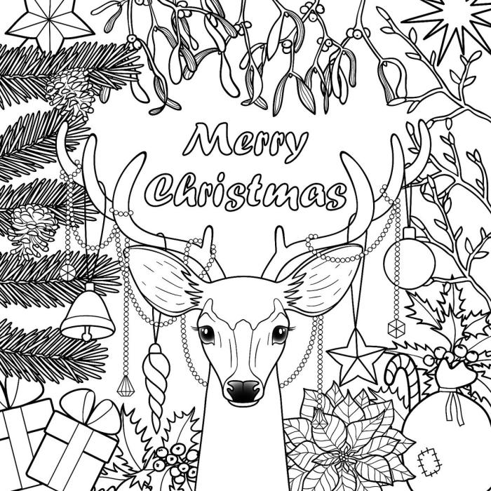 Free printable christmas coloring books