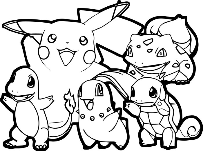 Printable pokemon coloring book