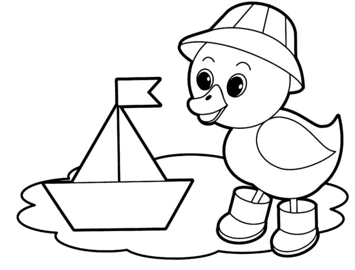 Easy coloring book sheets