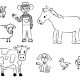 Farm Animal Coloring Book A Fun Project