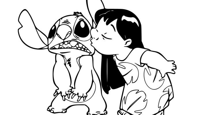 Anime Coloring Pages Lilo and Stitch