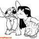 Anime coloring pages lilo and stitch