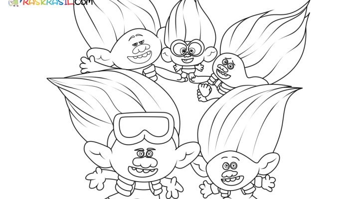 Trolls 3 Coloring Book A Creative Exploration