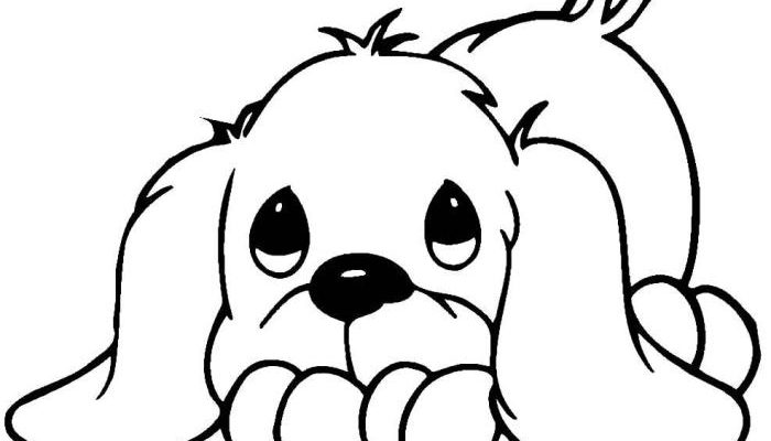 Coloring Book Sad Dog, Funny