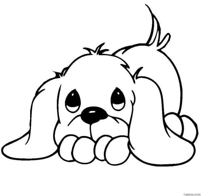 Coloring book sad dog fununy