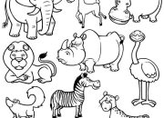 Coloring Pages of Real Wild Animals