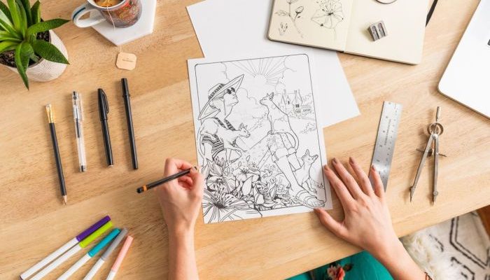 Coloring Book with Invisible Marker A Creative Adventure