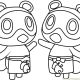 Animal crossing resetti coloring page