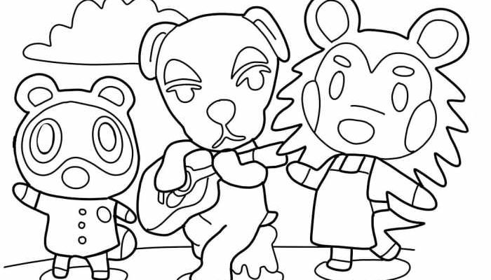 Digby Animal Crossing Coloring Pages