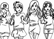 Anime BFF Coloring Page A Creative Exploration