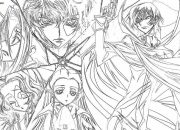 Anime Code Geass Coloring Pages A Colorful Exploration