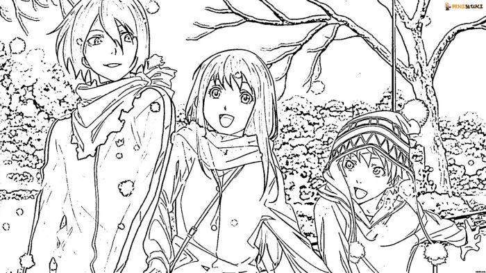 Noragami lineart