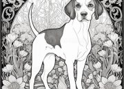 Art Nouveau Animal Designs Coloring Book