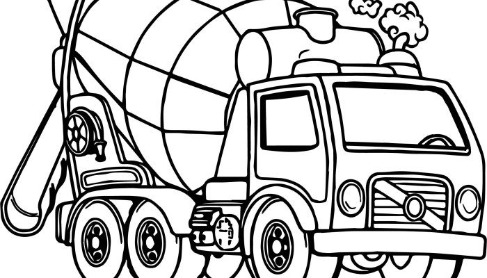 Animated Truck Coloring Pages A Comprehensive Guide