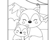 Coloring Page Cute Animals A Fun Project