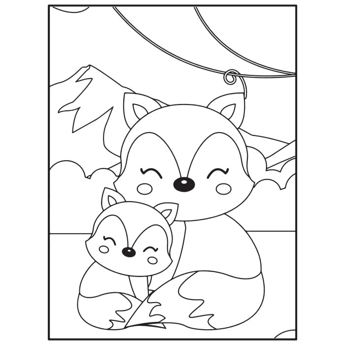 Draw so cute coloring pages animal