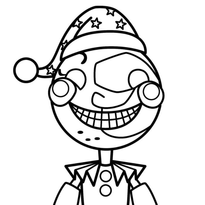 Fnaf coloring book pages