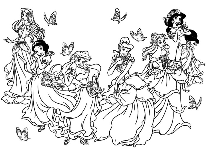 Princess coloring book pdf