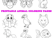 Coloring Page for Kids Animals & Pets