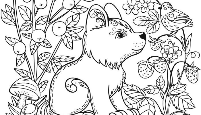 Coloring Book Pages of Animals A Wild Ride