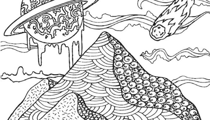 Trippy Coloring Book Pages A Creative Journey