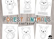 Woodland Animals Coloring Sheets A Creative Journey