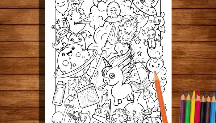 Stoner Coloring Book Pages A Hilarious High