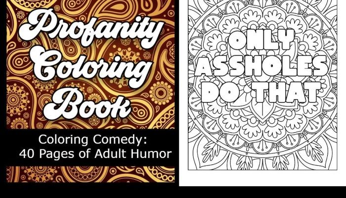 Swear Words Coloring Book Adult Fun