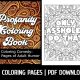 Swear words coloring book