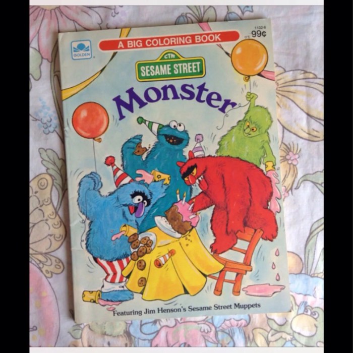 Sesame street coloring book