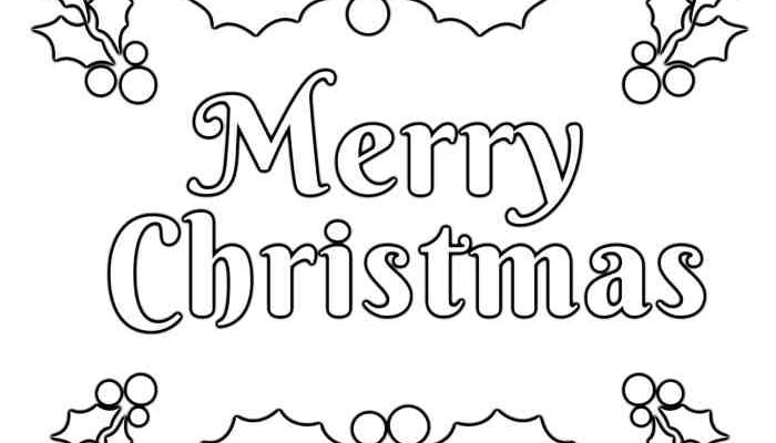 Christmas Coloring Book Printable A Festive DIY Project