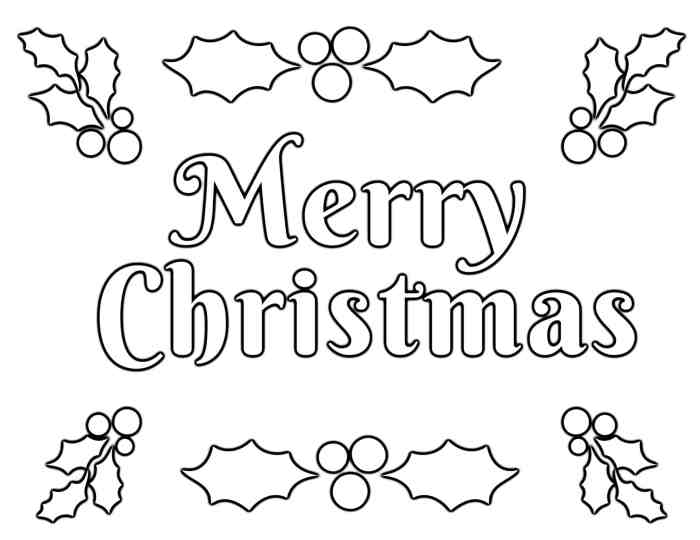 Christmas coloring book printable