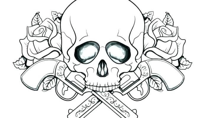 Animal Sugar Skull Coloring Pages