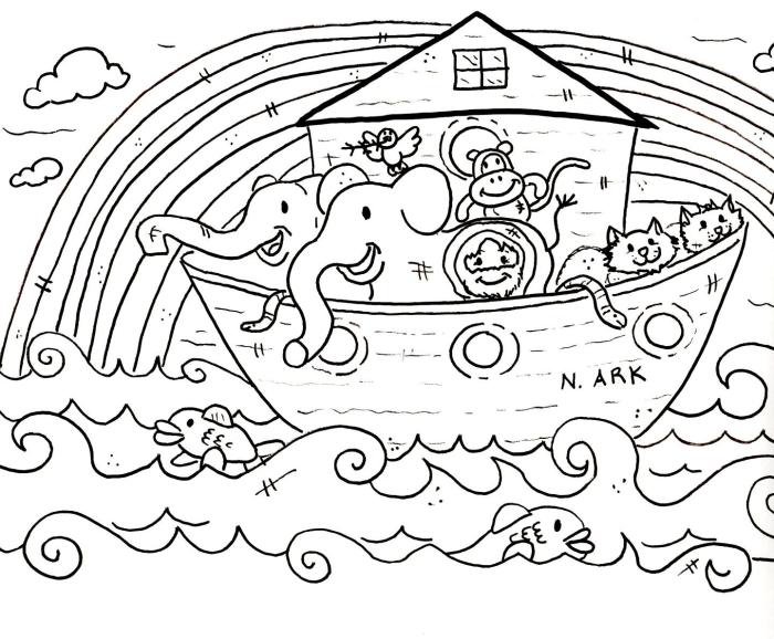 Bible story coloring book