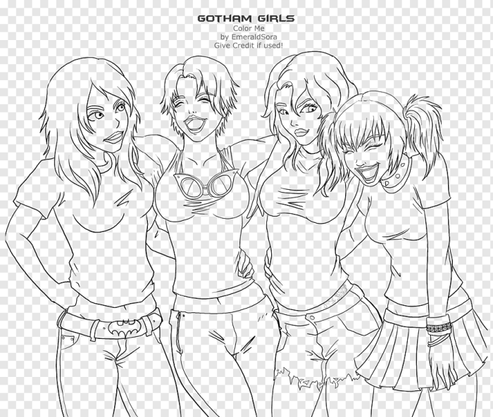 Anime coloring pages best friends