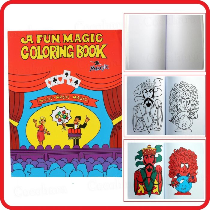 Magic marker coloring book