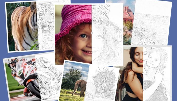 Create Coloring Book Pages From Photos