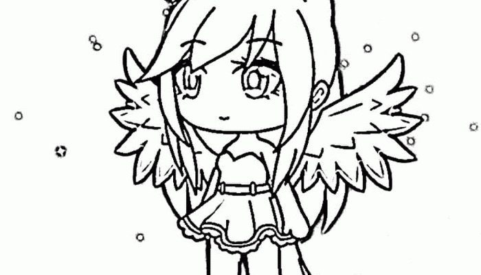 Anime Angel Wolf Coloring Pages A Creative Exploration