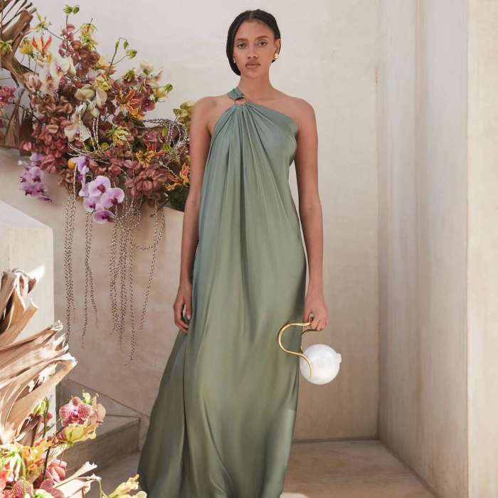 Elegant long dresses for wedding guest