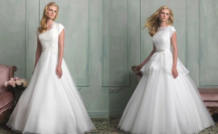 Discount modest wedding dresses