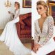 Mermaid wedding dresses with sleeves