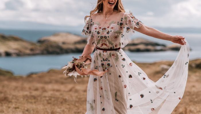 Floral Print Dresses for Weddings