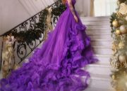 Royal Purple Dress for Wedding