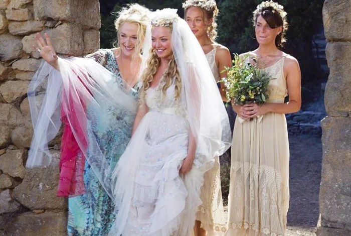 Mamma mia movie wedding dress